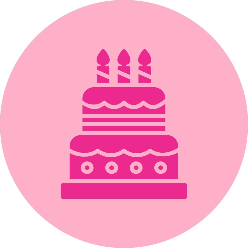 Birthday Cake Vector Icon