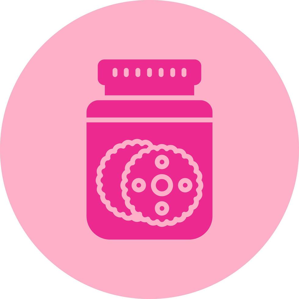 Cookies Jar Vector Icon