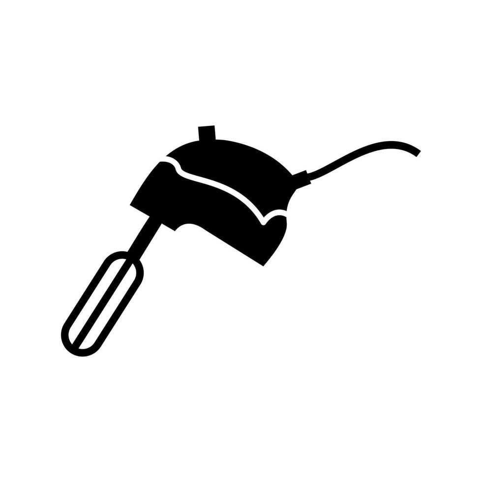 Unique Mixer Glyph Vector Icon