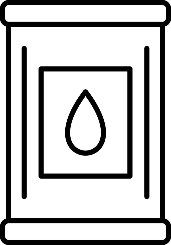 Barrel Line Icon vector