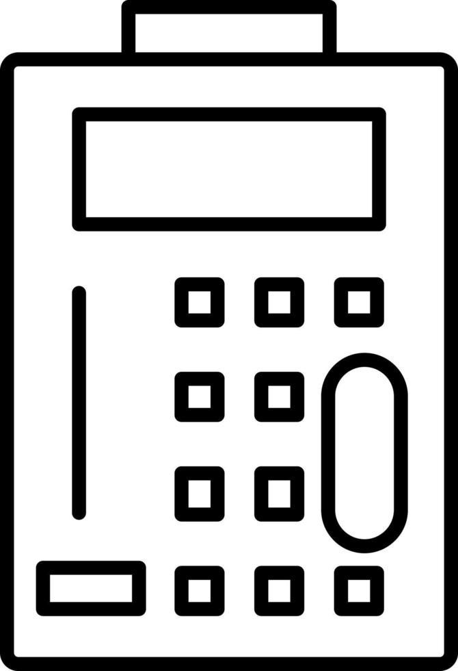 ATM Service Line Icon vector