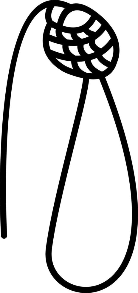 Rope Line Icon vector