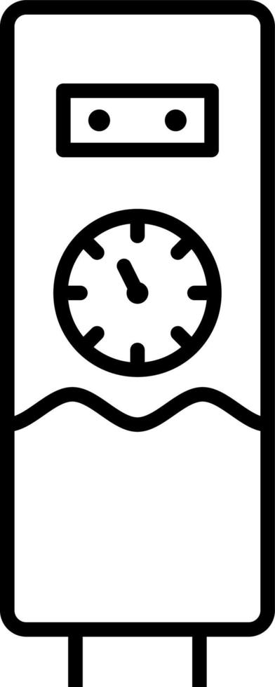 Water Heater Line Icon vector