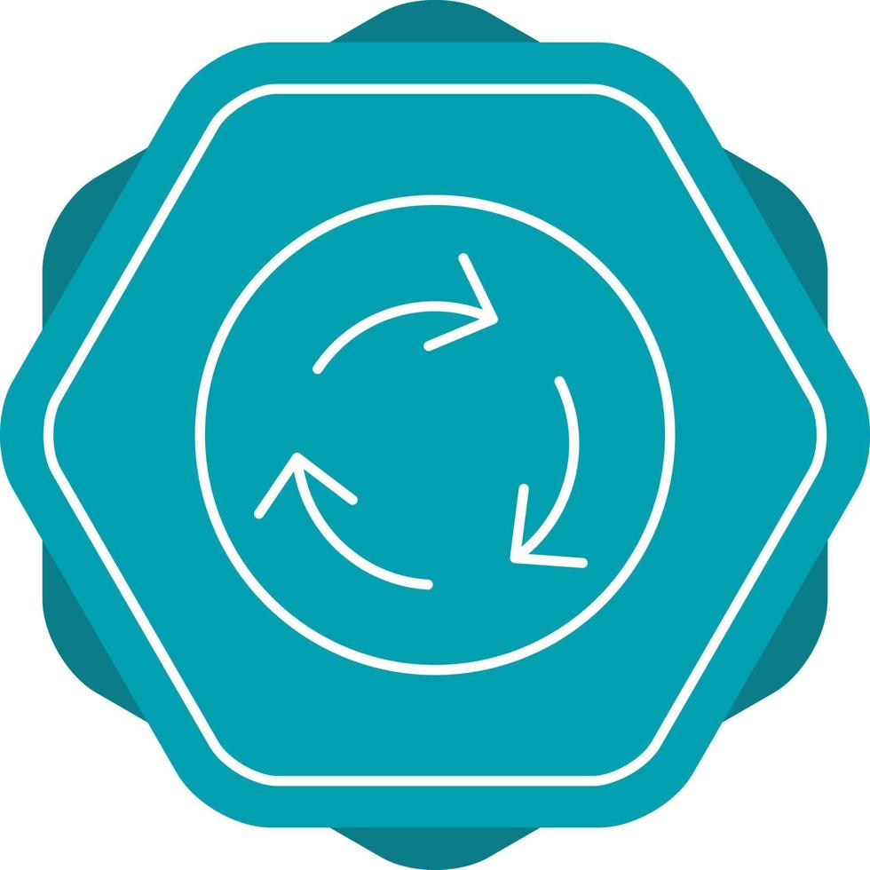 Recycle Line Icon vector