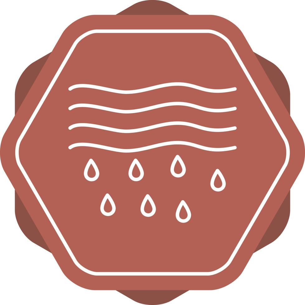 Water Line Icon vector