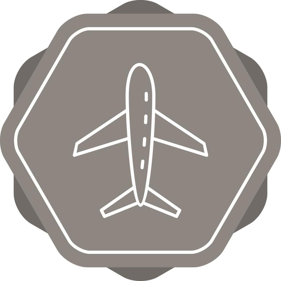 icono de línea de vuelo vector