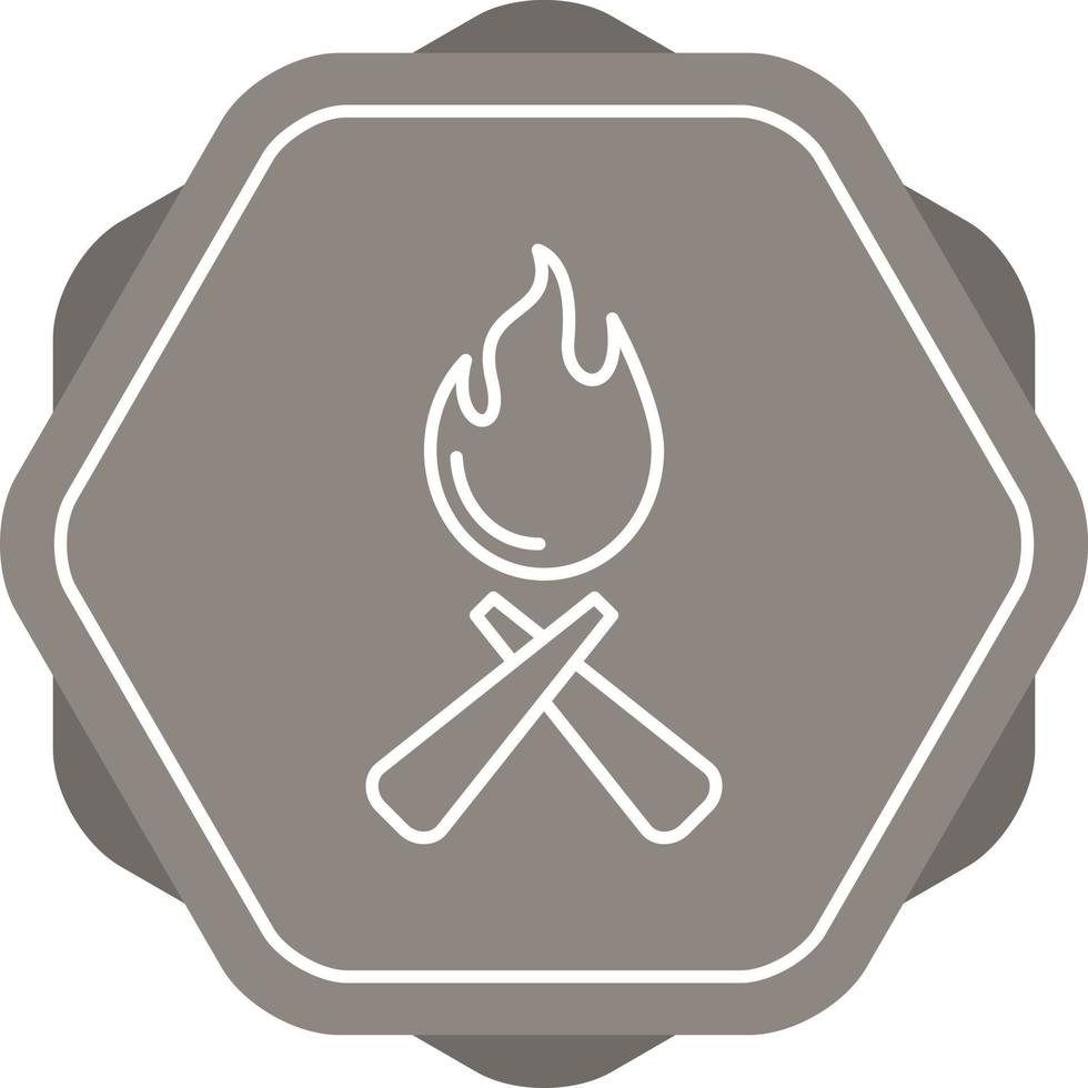Fire Line Icon vector