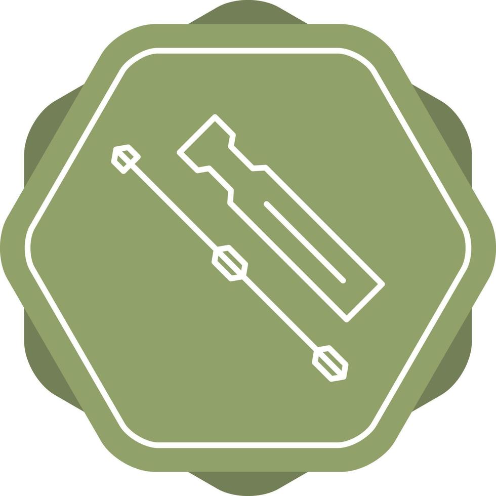 Screw Driver Line Icon vector