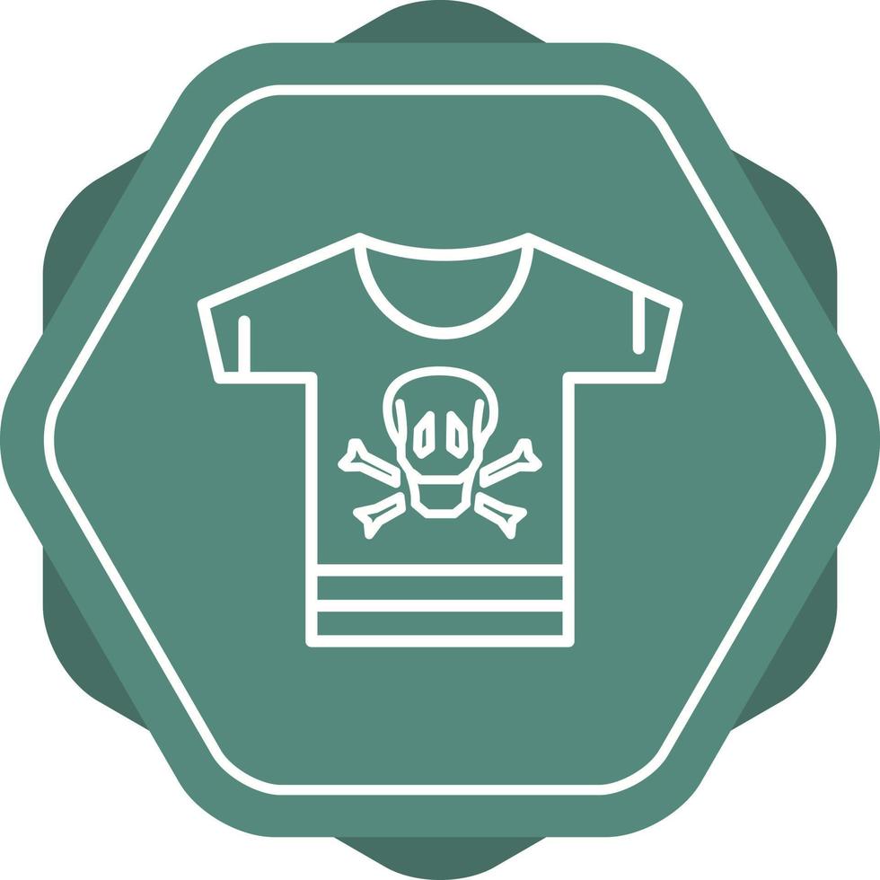 Pirate Shirt Line Icon vector