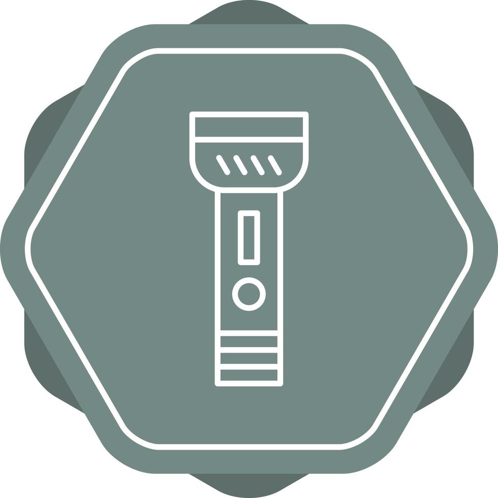 Flashlight Line Icon vector
