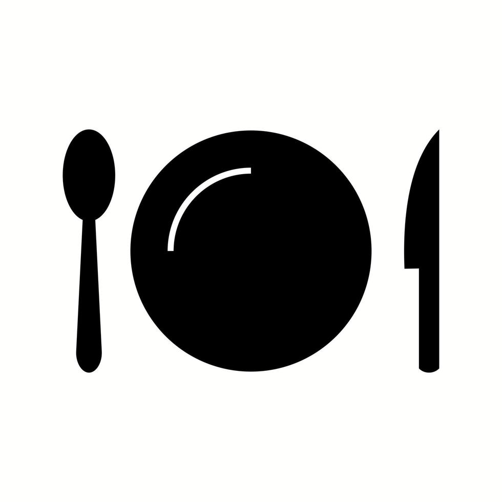 Unique Utensils Vector Glyph Icon