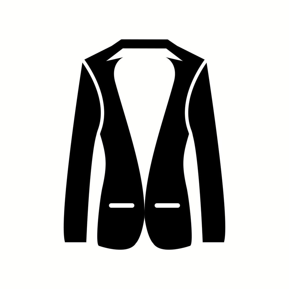 Unique Coat Vector Glyph Icon