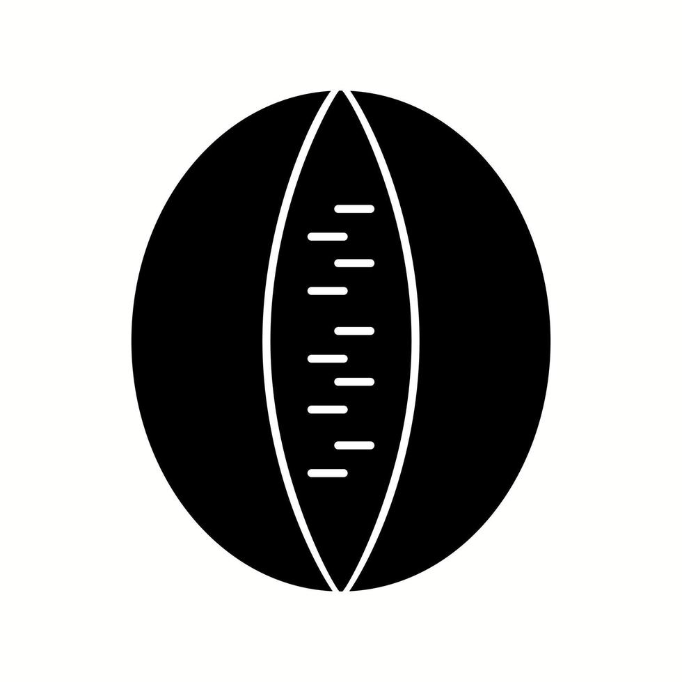 Unique Rock melon Vector Glyph Icon
