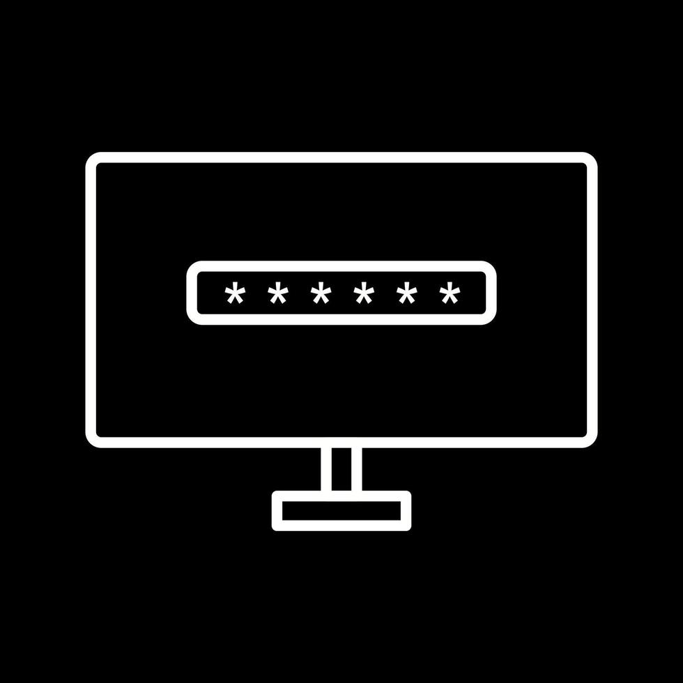 System Password Vector Icon