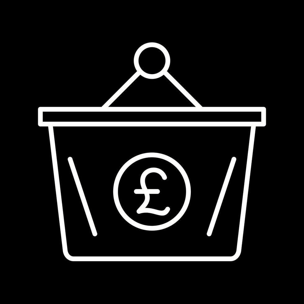 Pound Basket Vector Icon