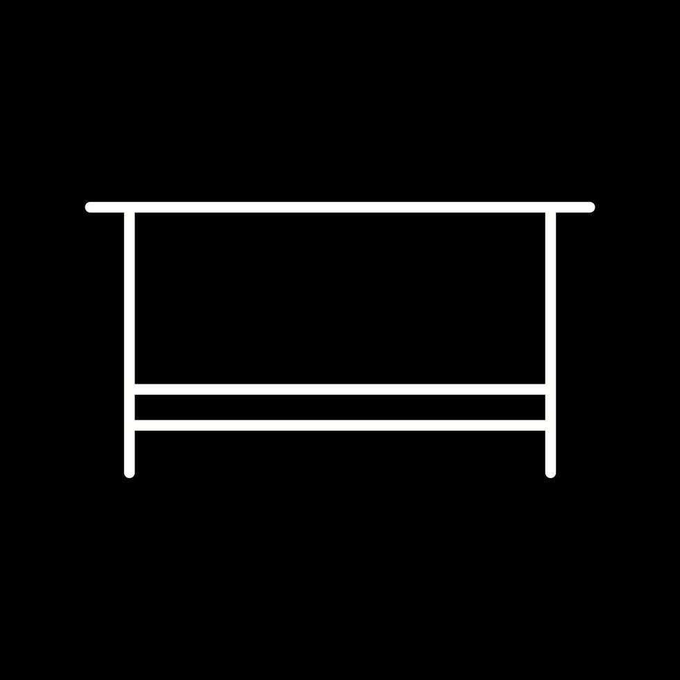 Simple Desk Vector Icon