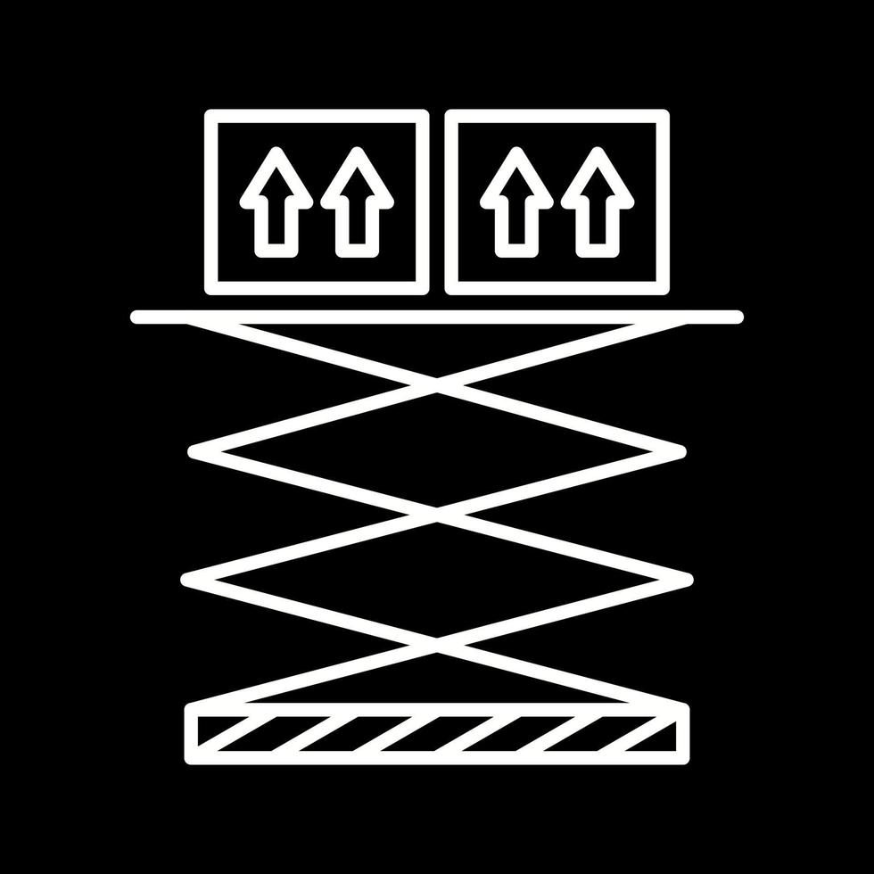 Lift Box Vector Icon