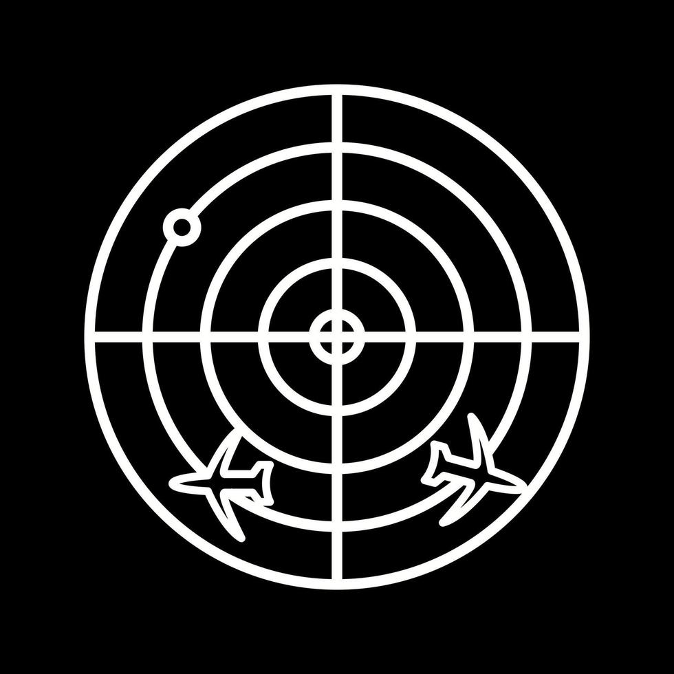 Radar Screen Vector Icon