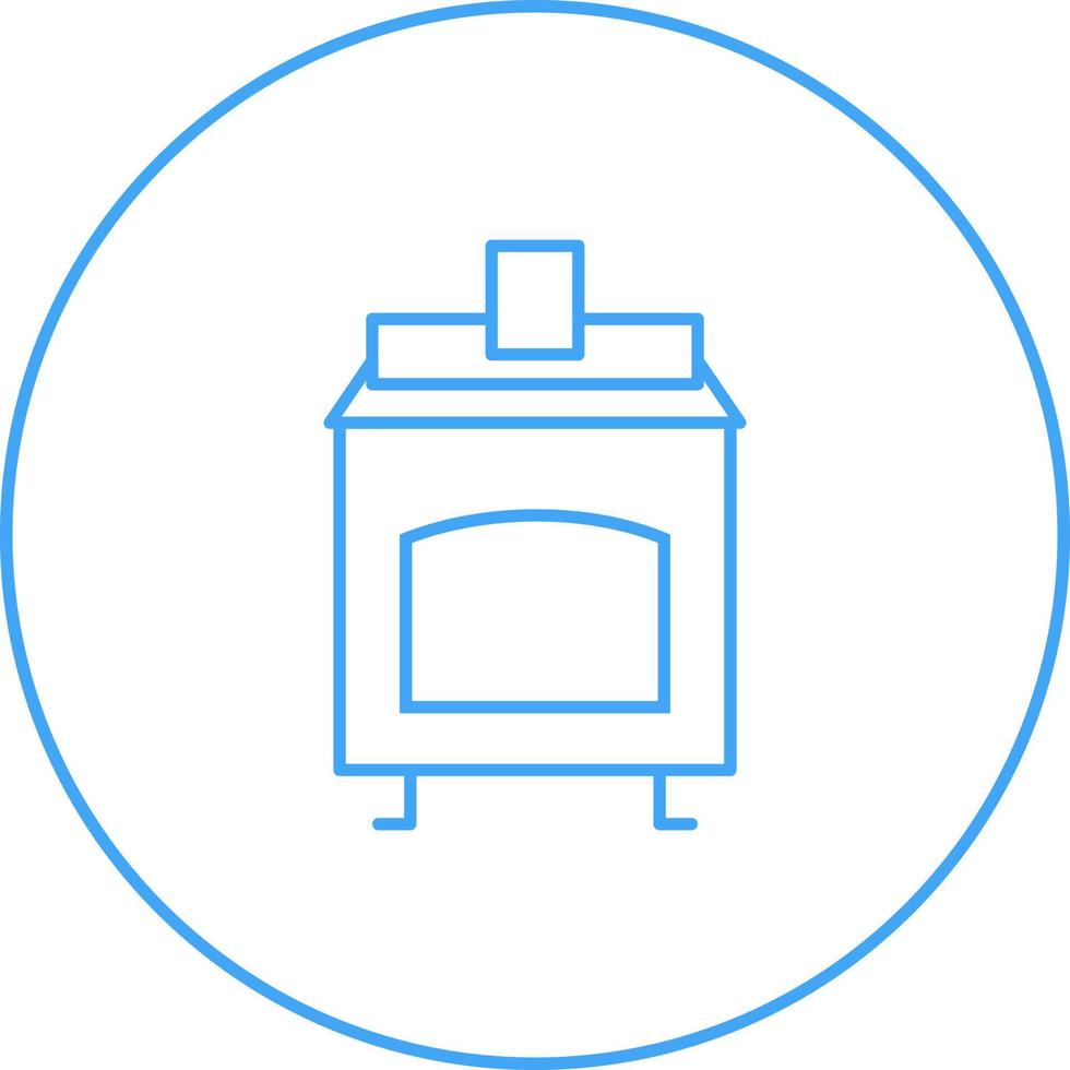 Coal Furnace Vector Icon
