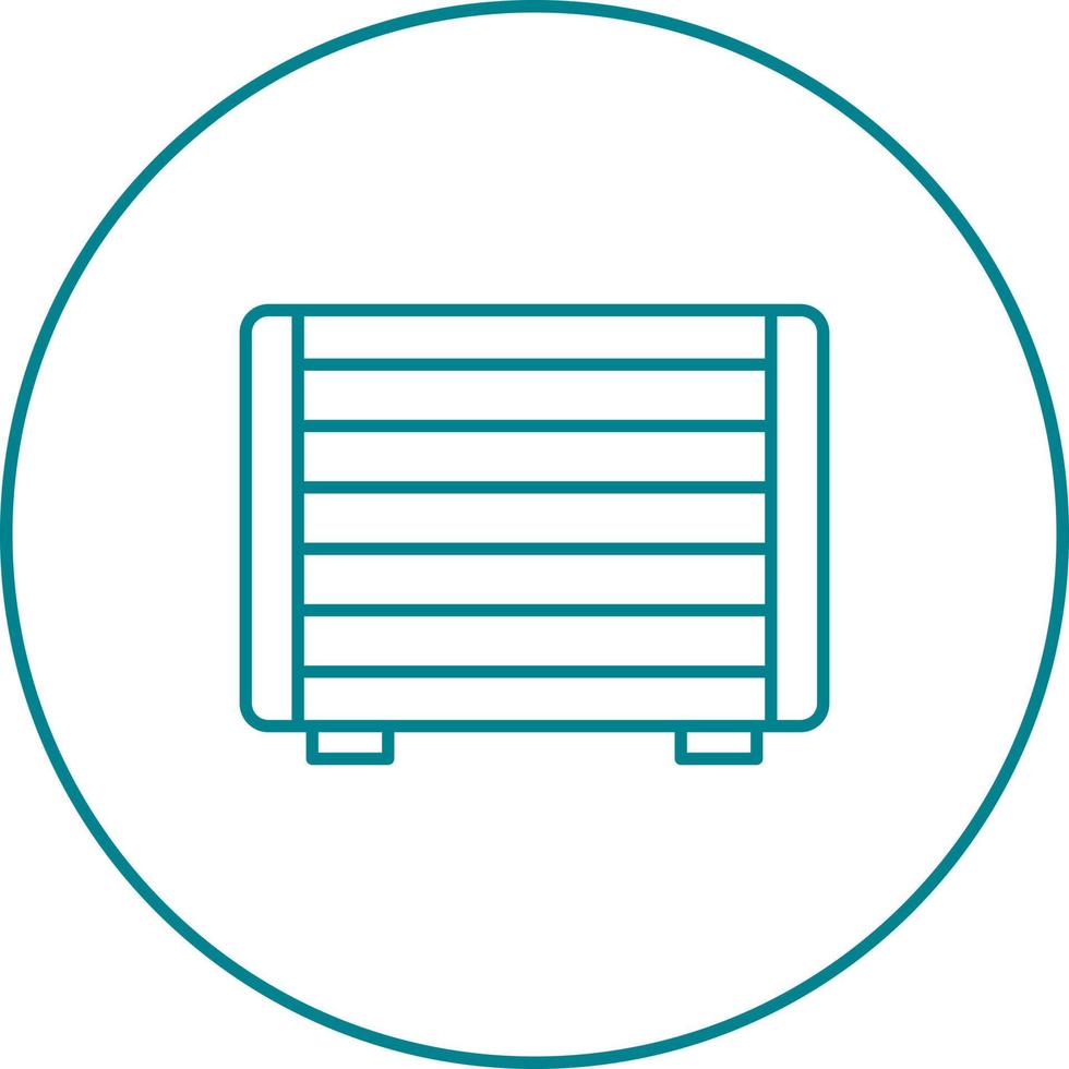 Gas Heater Vector Icon
