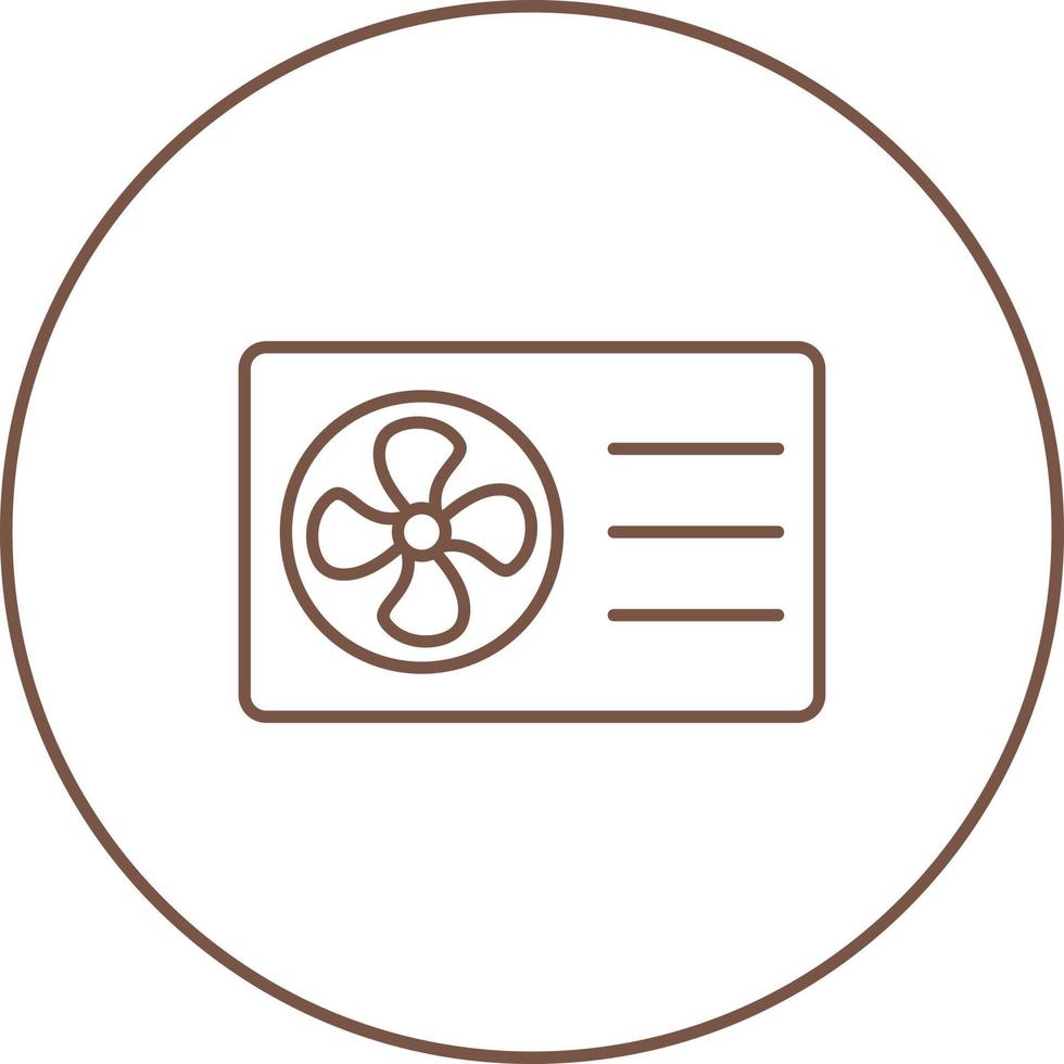 AC Outside Unit Vector Icon