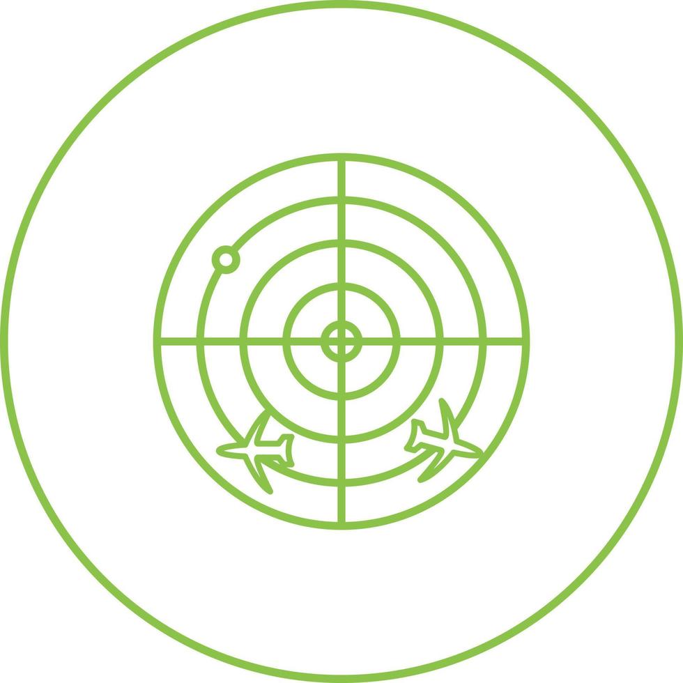 Radar Screen Vector Icon