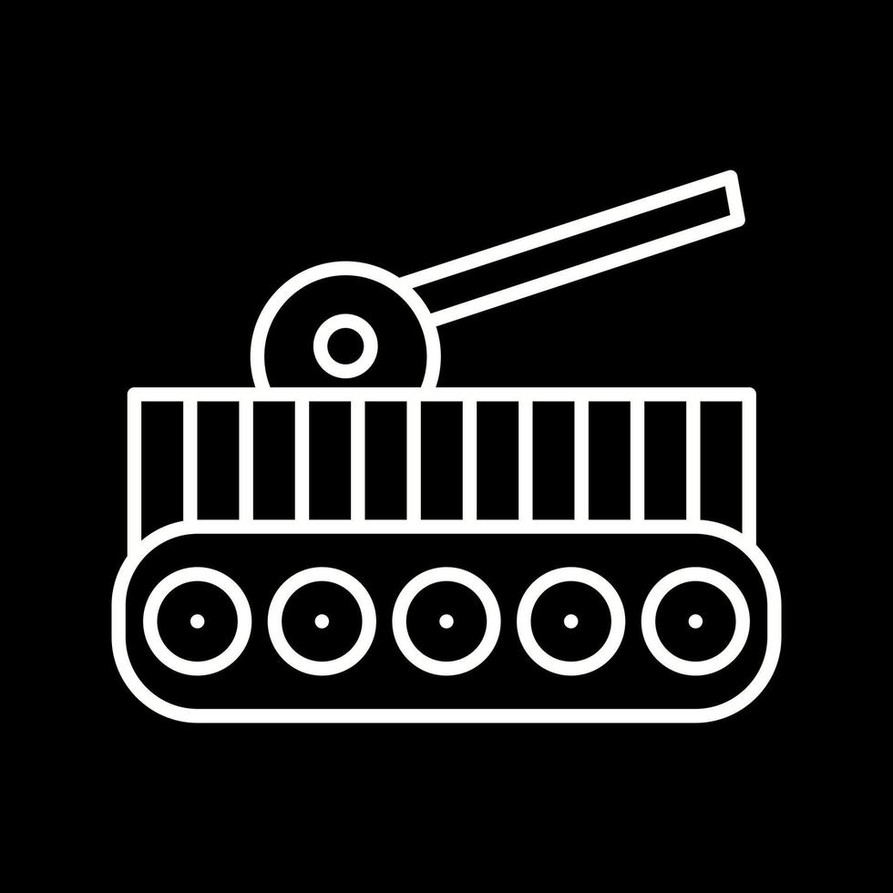 icono de vector de tanque