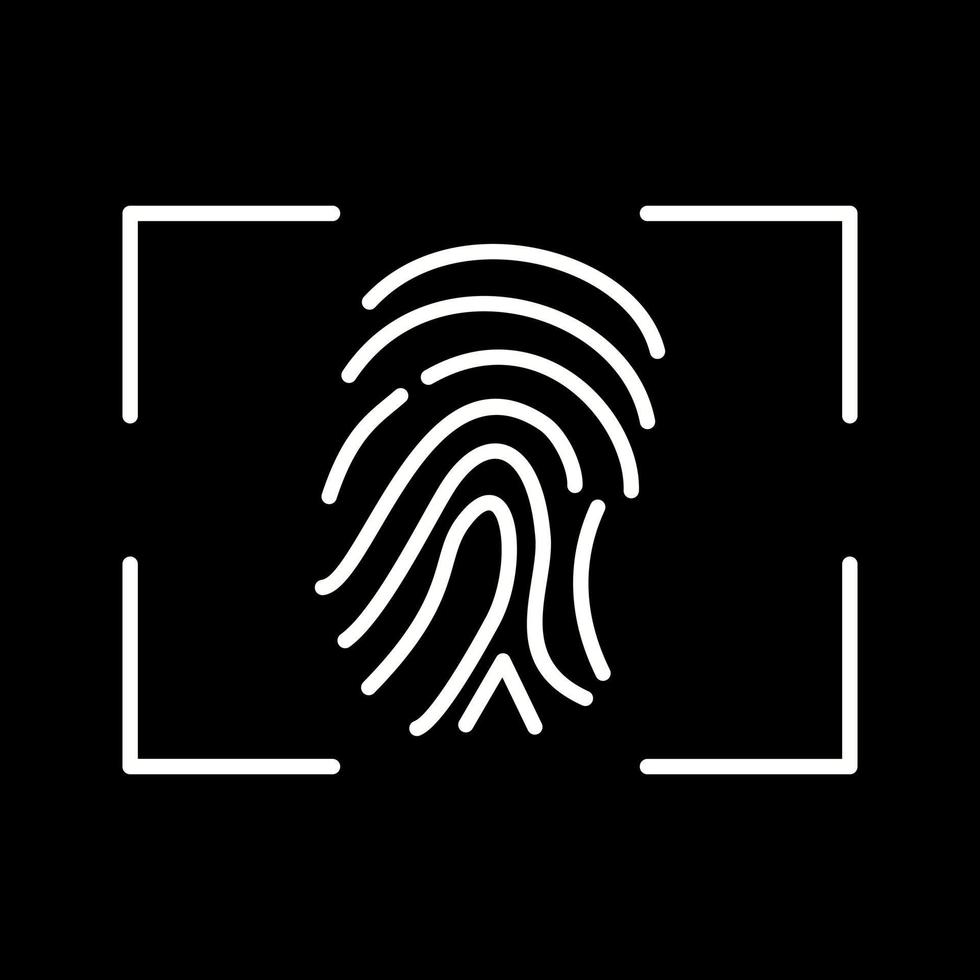 Fingerprint Vector Icon