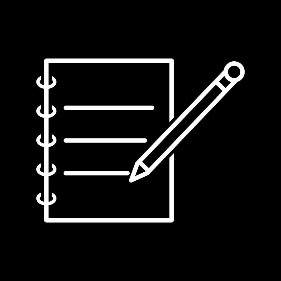 Notebook and Pen Vector Icon