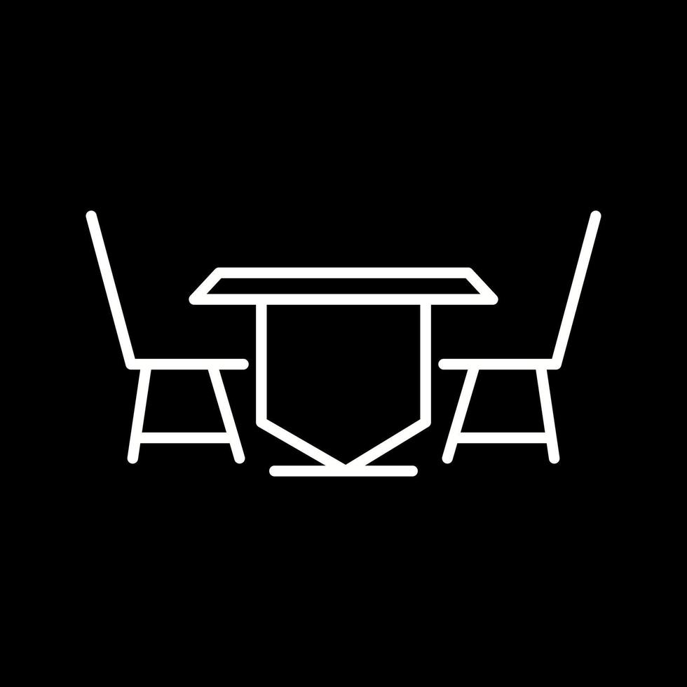 Lunch Table Vector Icon
