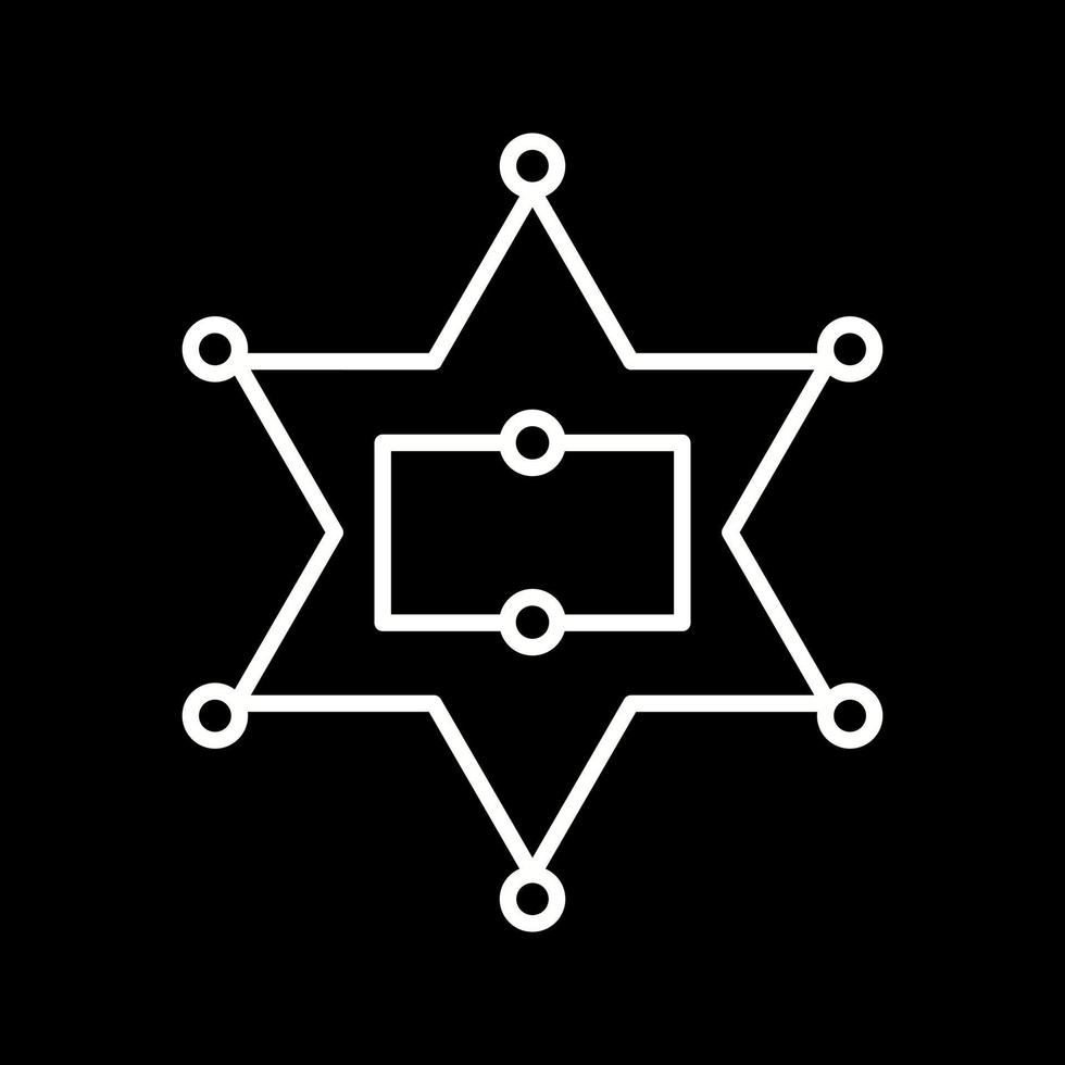 Sherrif Badge Vector Icon