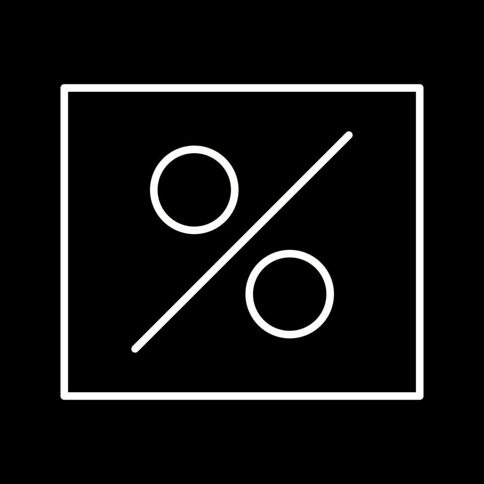 Percentage Vector Icon