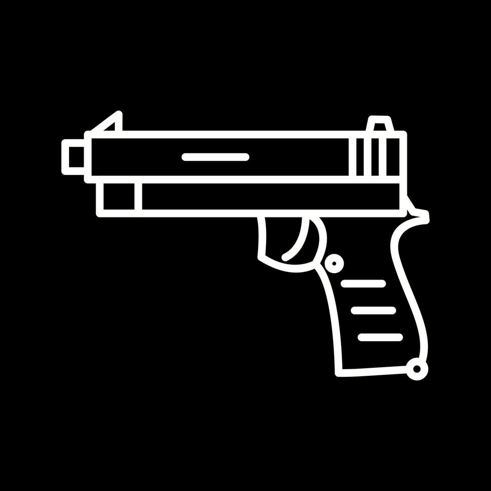 icono de vector de pistola