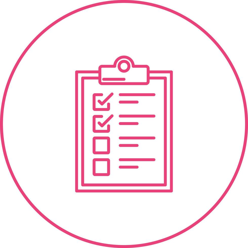 Check List Vector Icon