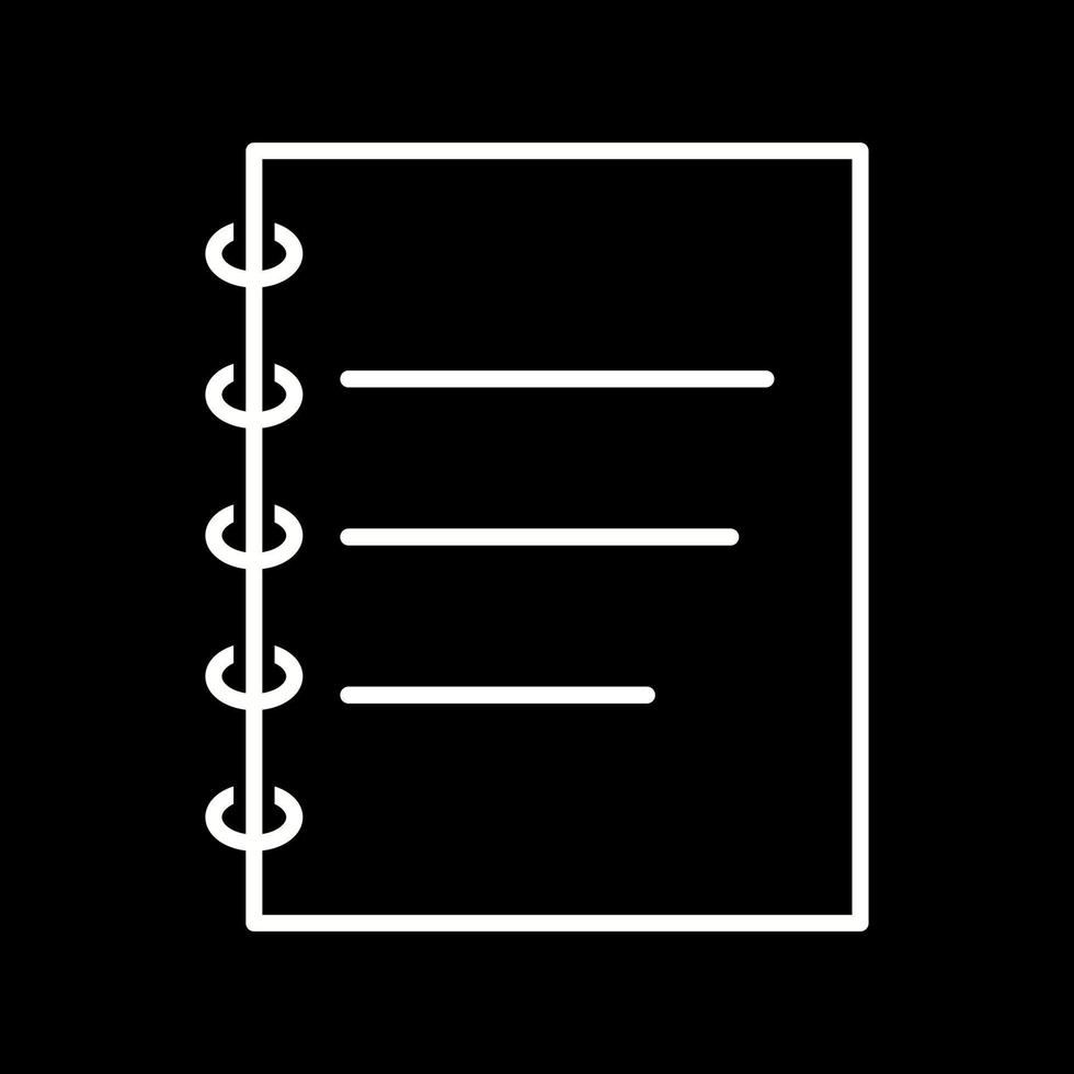 Notepad Vector Icon