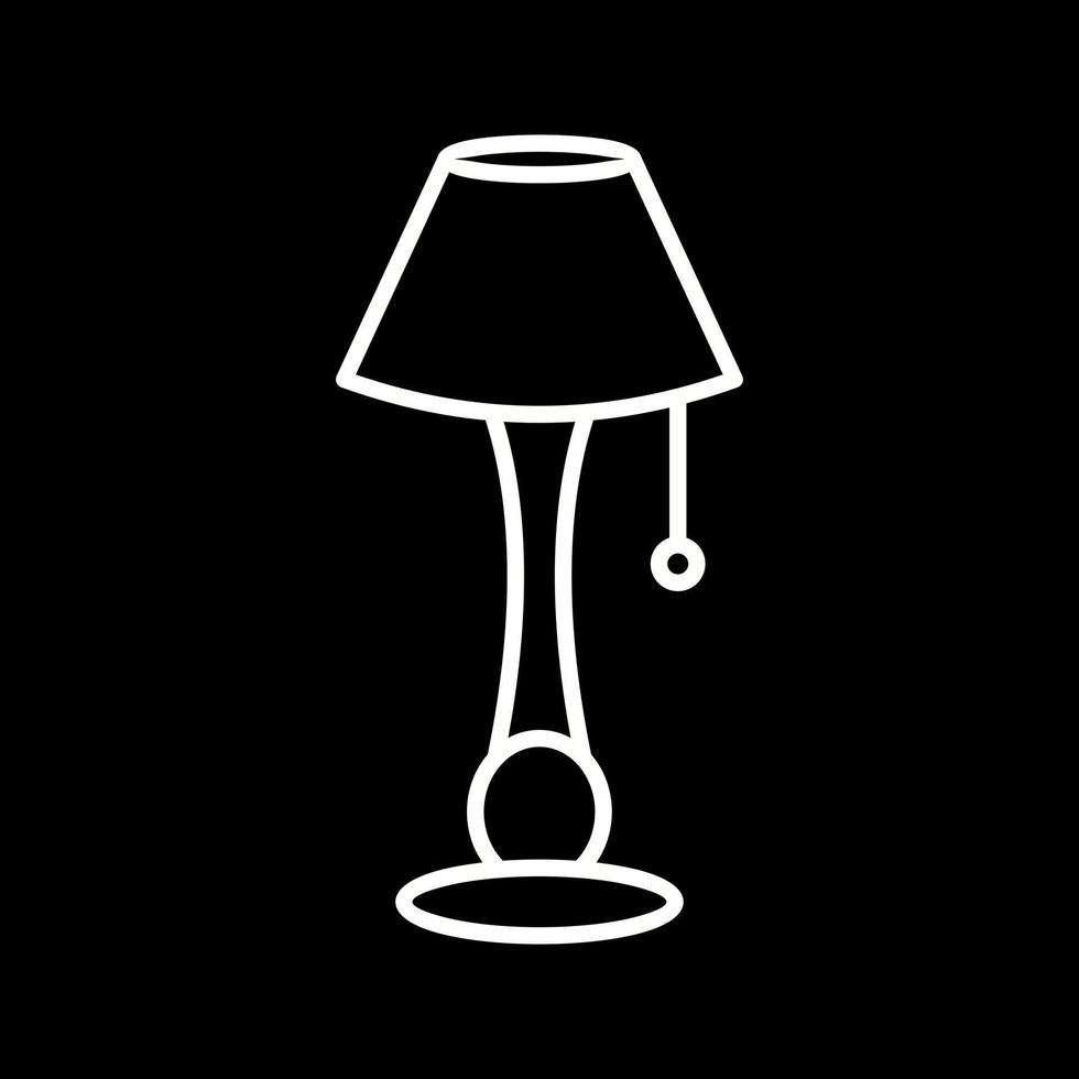 Lamp with stand Vector Icon