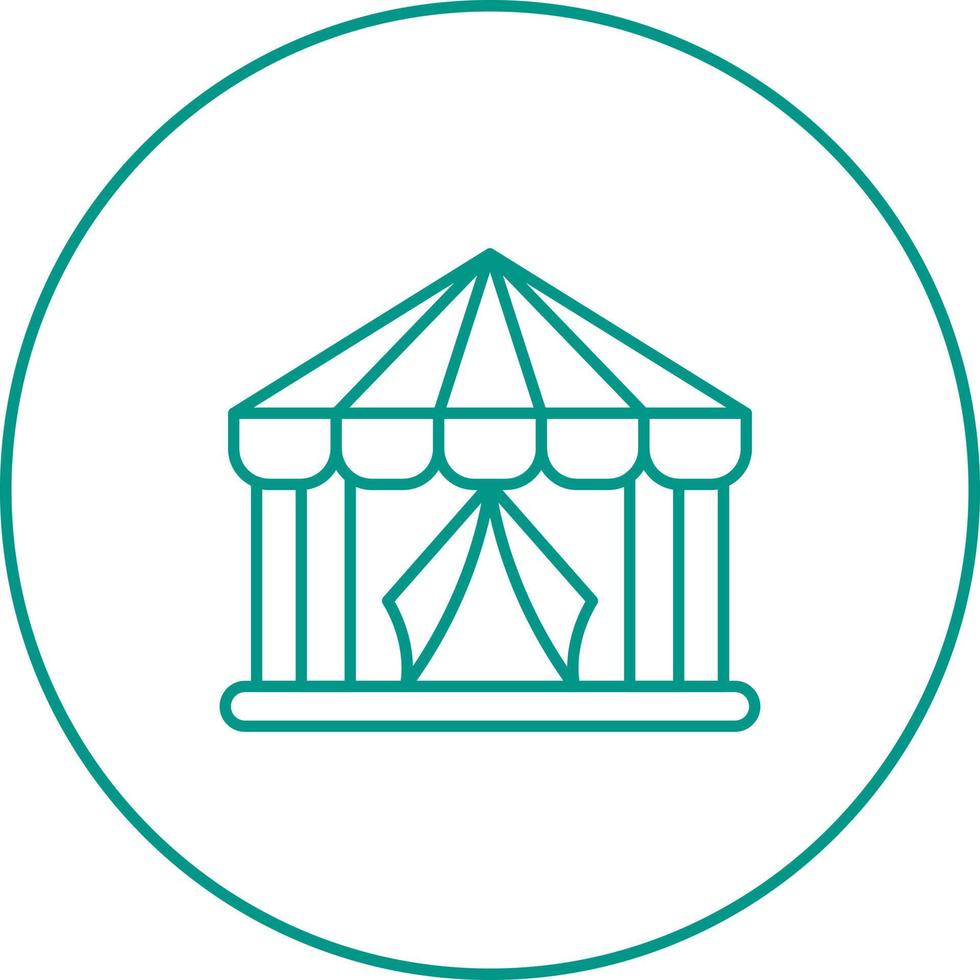 Circus Tent Vector Icon