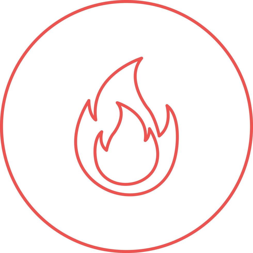 Flame Vector Icon