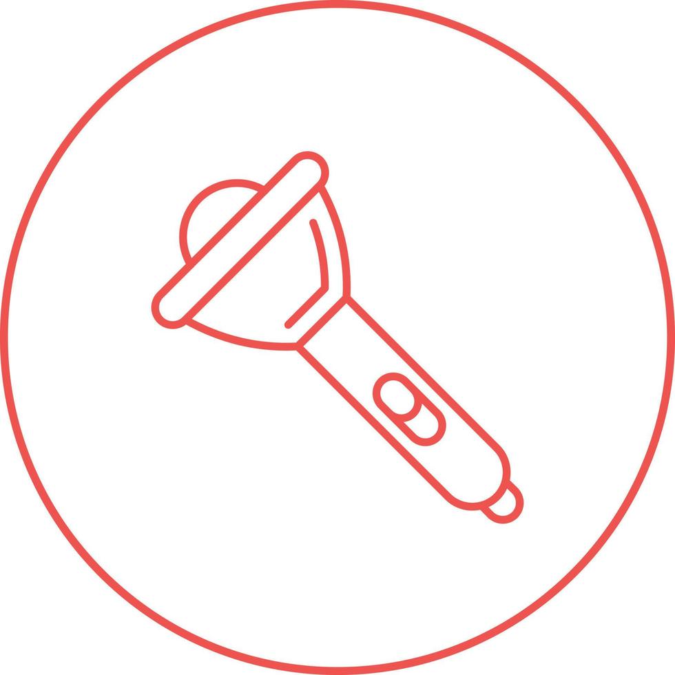 Flashlight Vector Icon