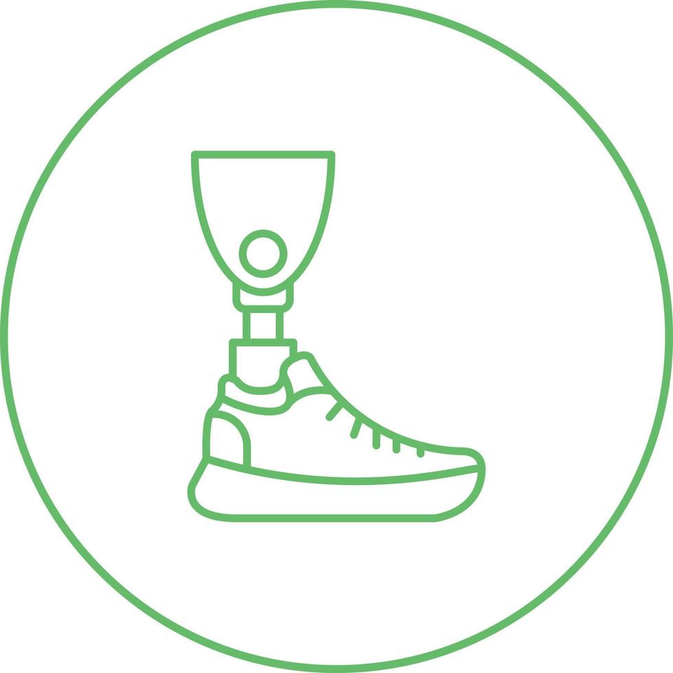 Prosthesis Vector Icon