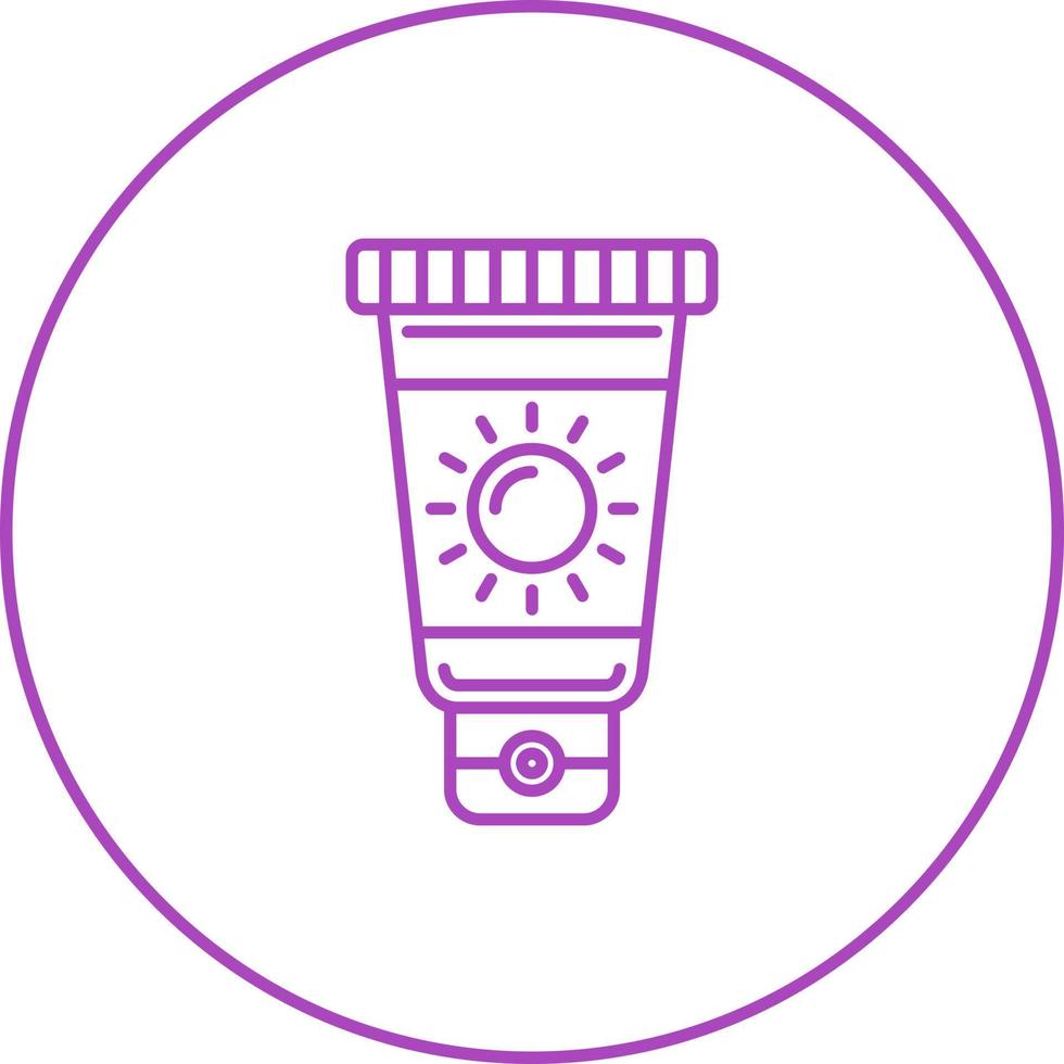 Sunscreen Vector Icon