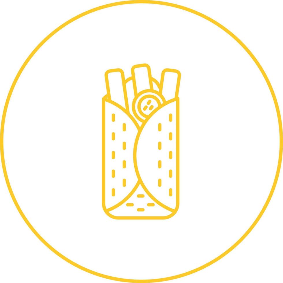 Fajita Vector Icon