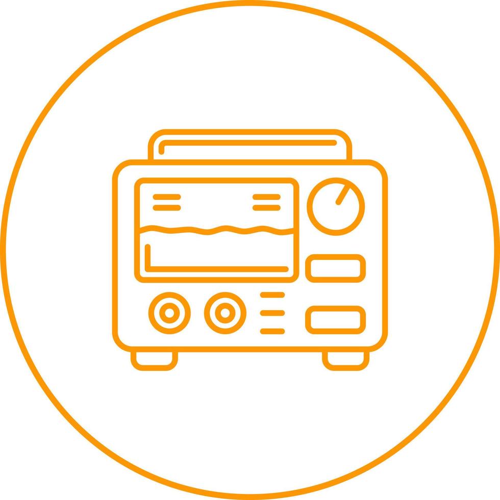 Oscilloscope Vector Icon