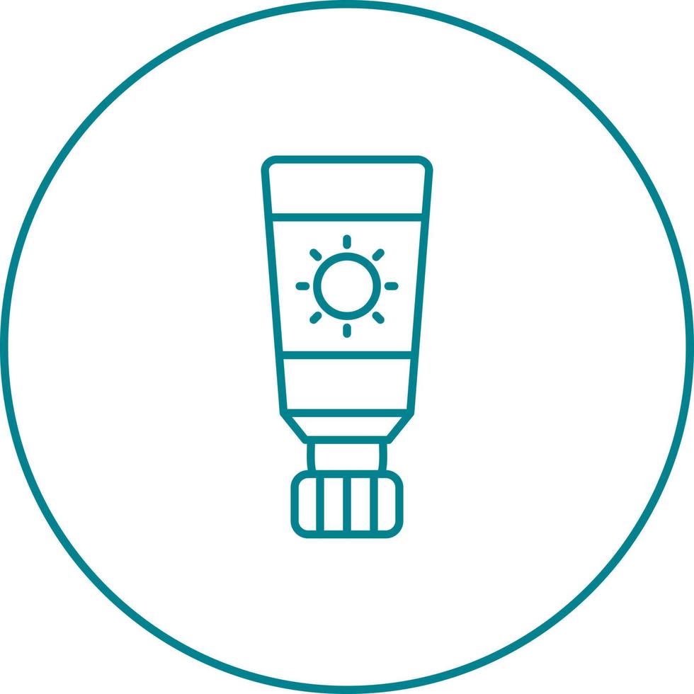 Sunscreen Vector Icon