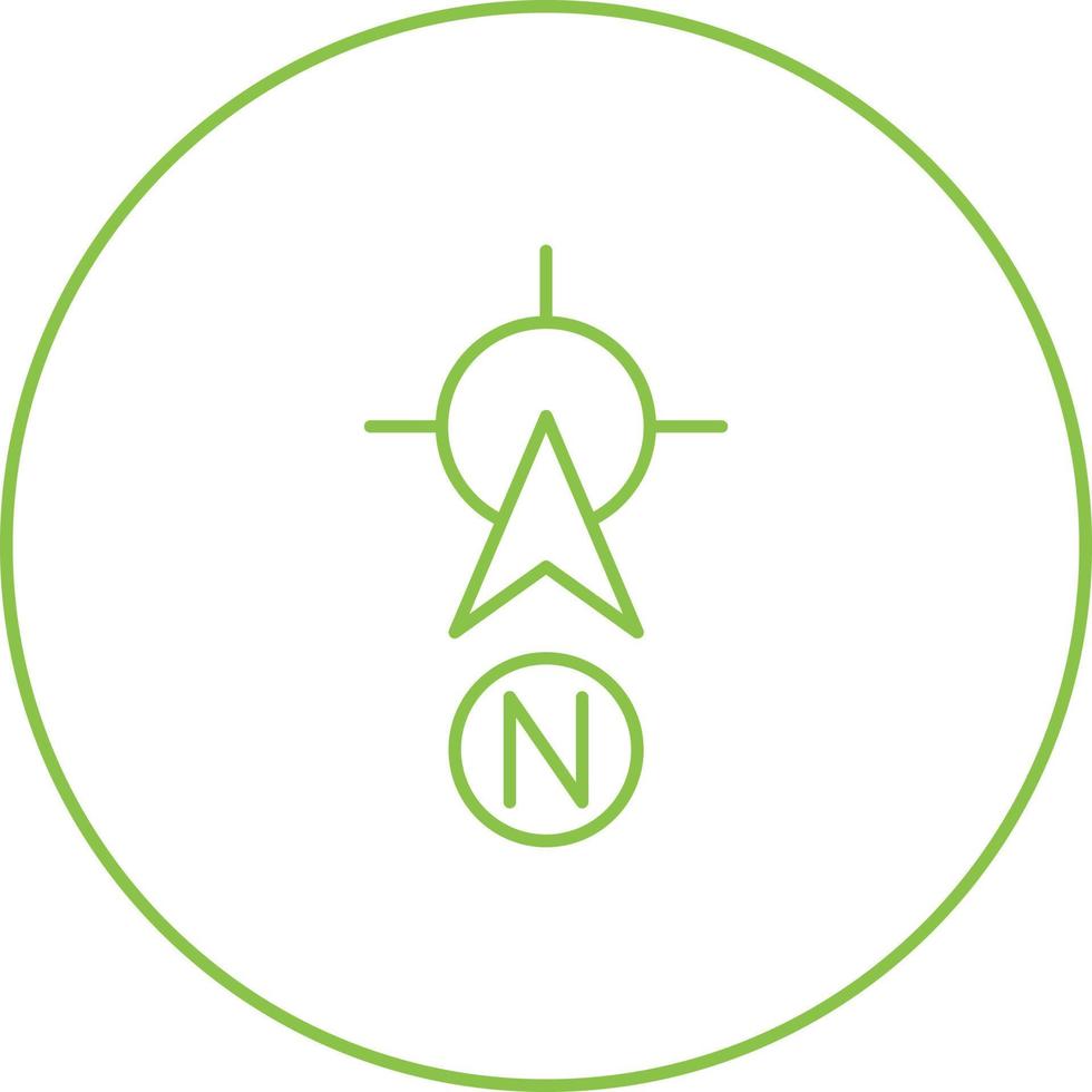 North Vector Icon