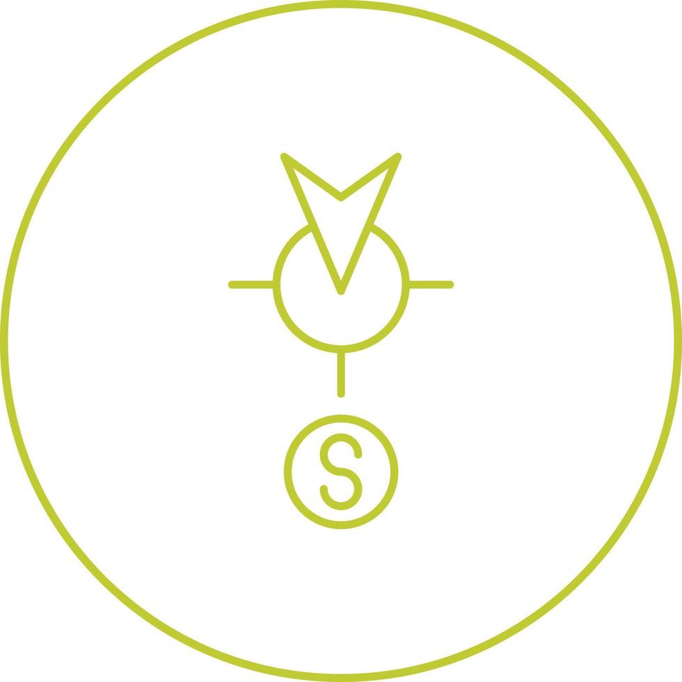 South Vector Icon