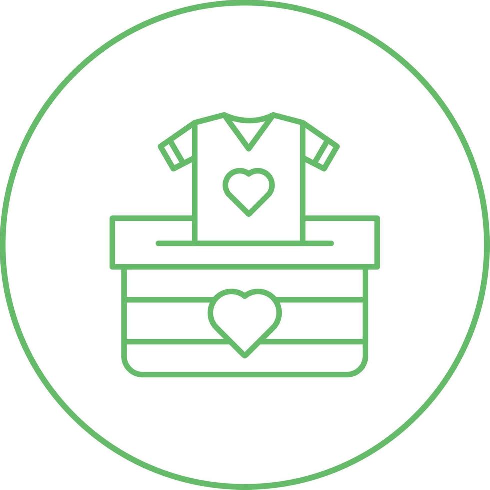 Cloth Donate Vector Icon