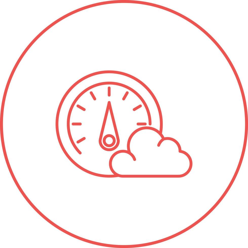 Barometer Vector Icon