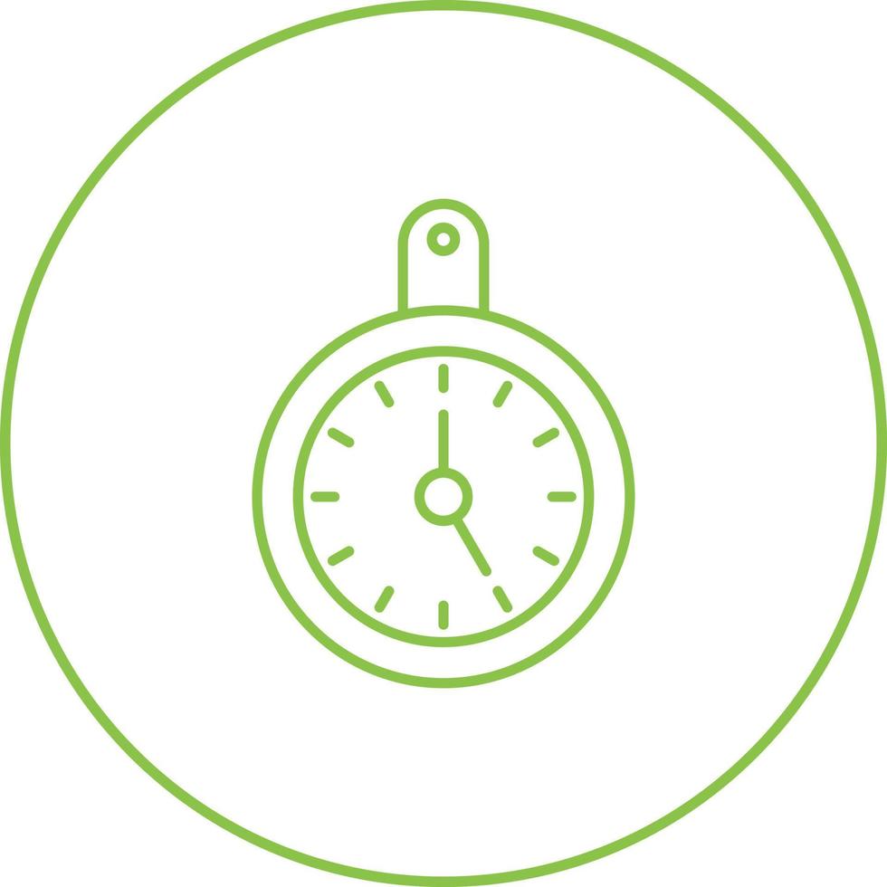 Wall Clock Vector Icon