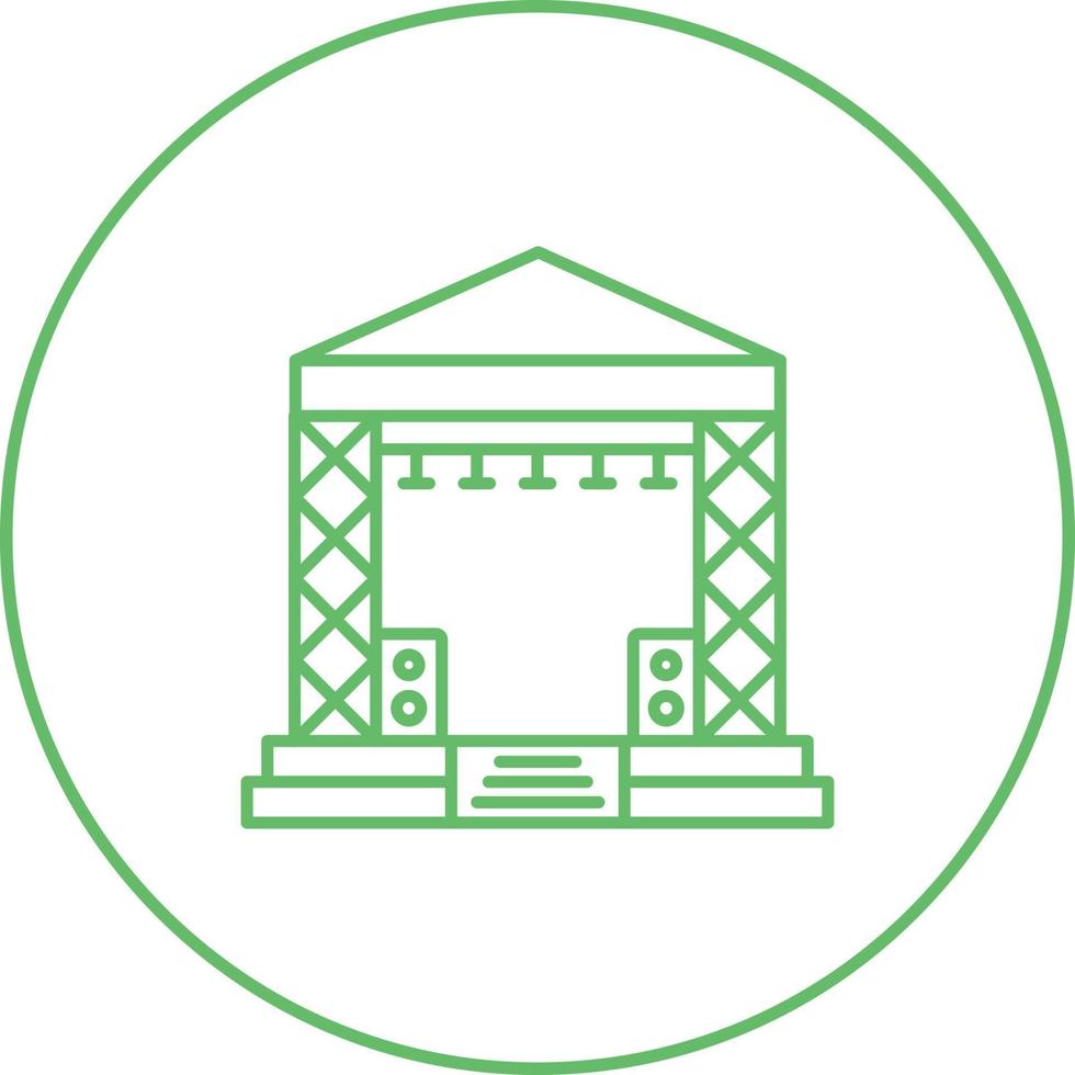 Stage Vector Icon